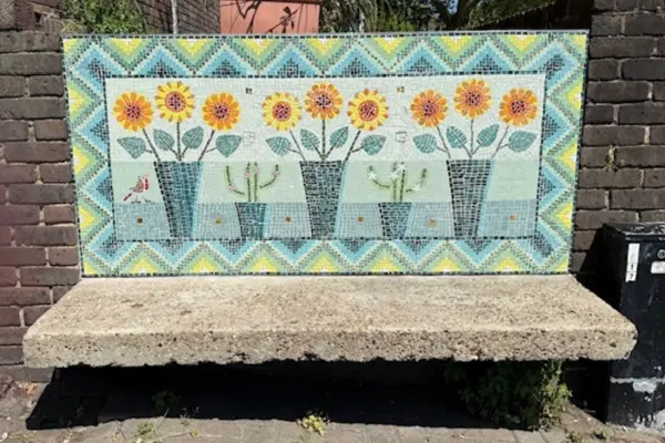 Image for article titled River Place Mosaic Bench Project